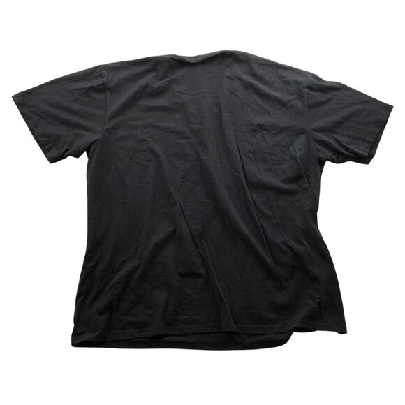 Blue Ice Men T-Shirt Size 3XL V-Neck Basic Neutral Short Sleeve Casual Top Black - Picture 2 of 7